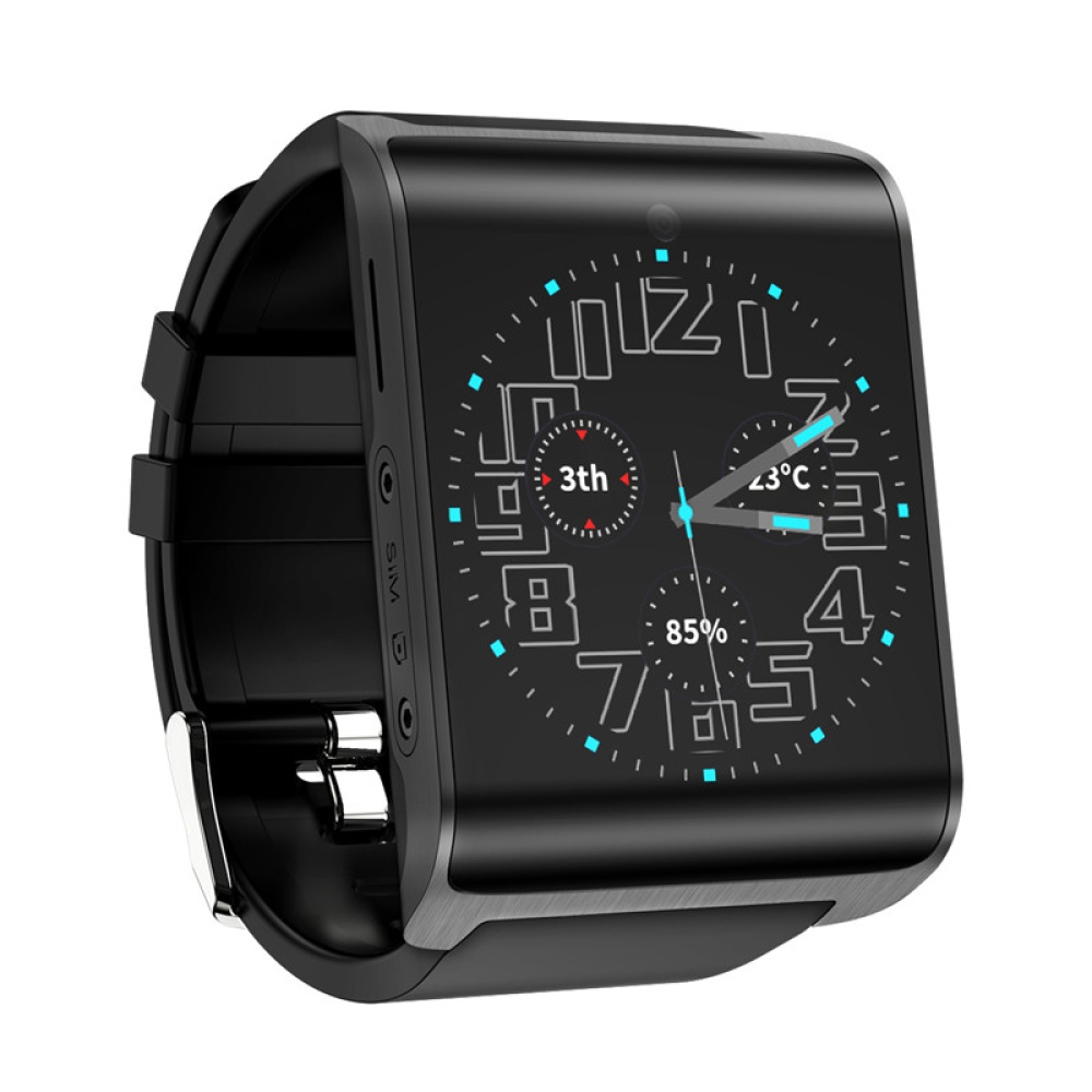 DM2018 Android Smart Watch - 4G, 1.54 InchTouch Screen, Pedometer, Heartrate Sensor, 6.0, 2MP Camera (Black - Image 2