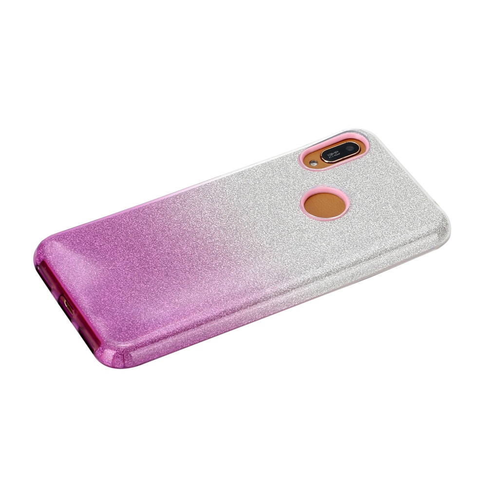 for HUAWEI Y5 2019/HONOR 8S/Y5/PSmart/honor 10 LITE Phone Case Gradient Color Glitter Powder Cover with Airbag Bracket purple - Image 2