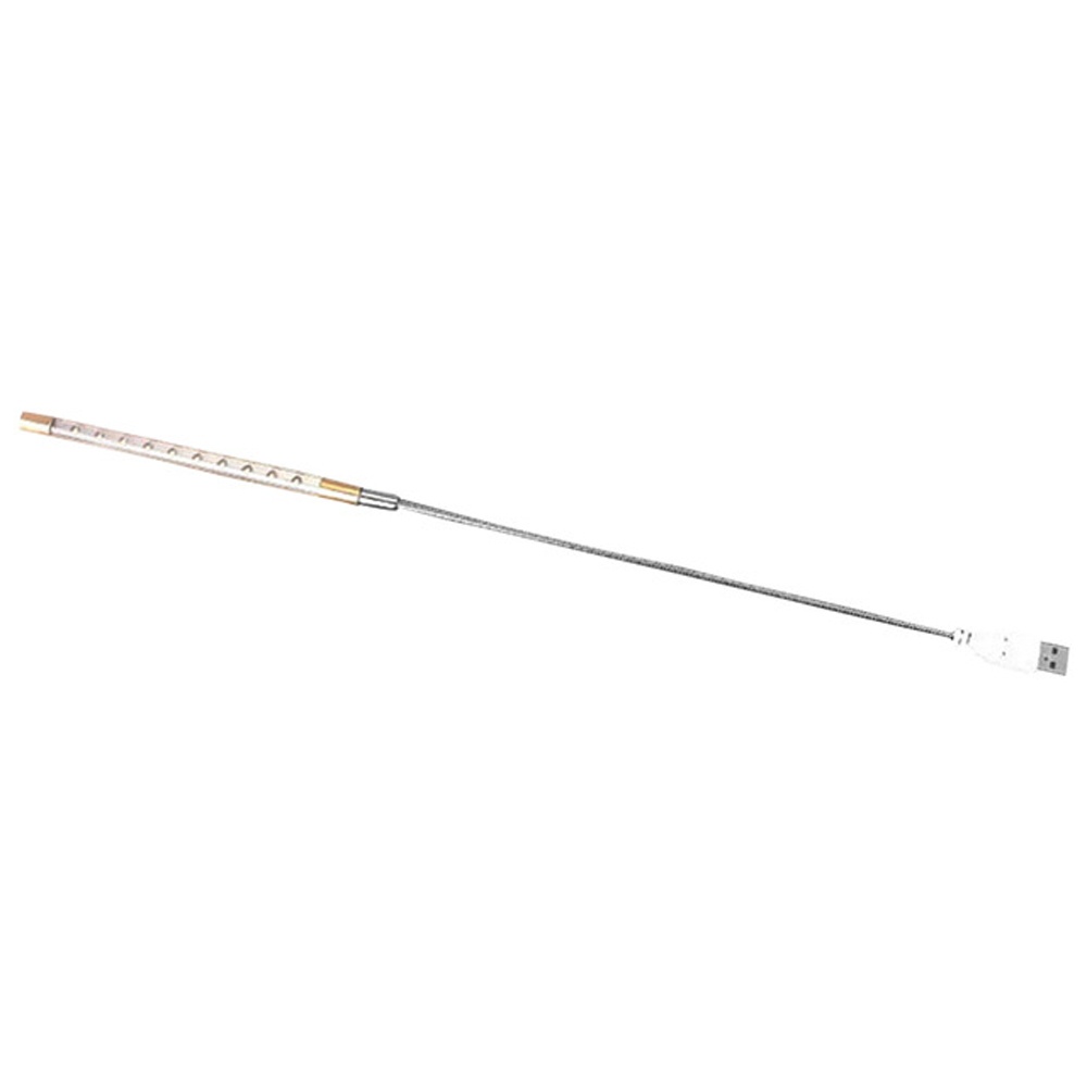 Simple LED Eye Protective Flexible Hose USB Table Lamp Metal Bracket Gold