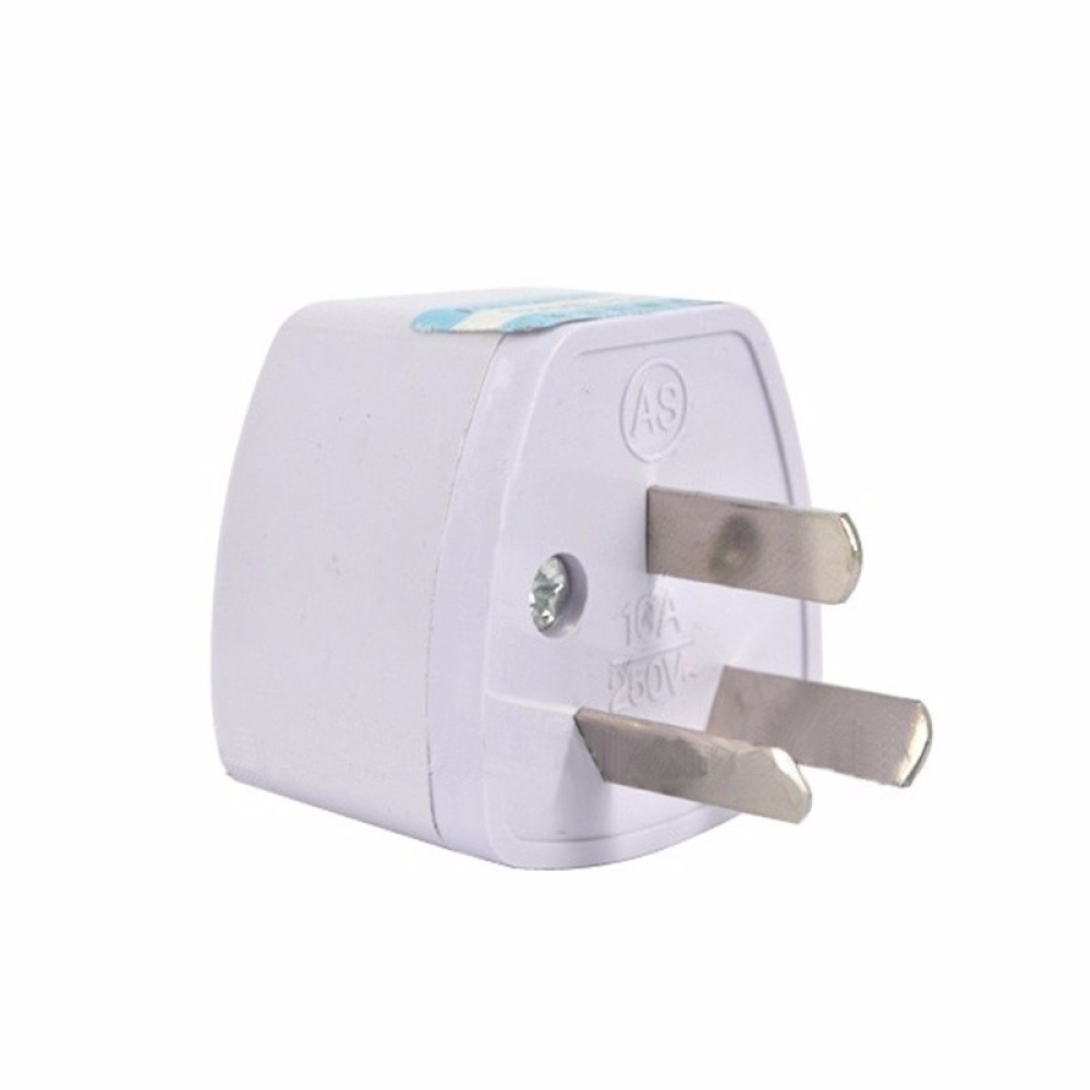 Universal 3Pin AU Power Plug Adapter 3 pin New Zealand Australia Travel US/UK/EU to AU/NZ white - Image 2