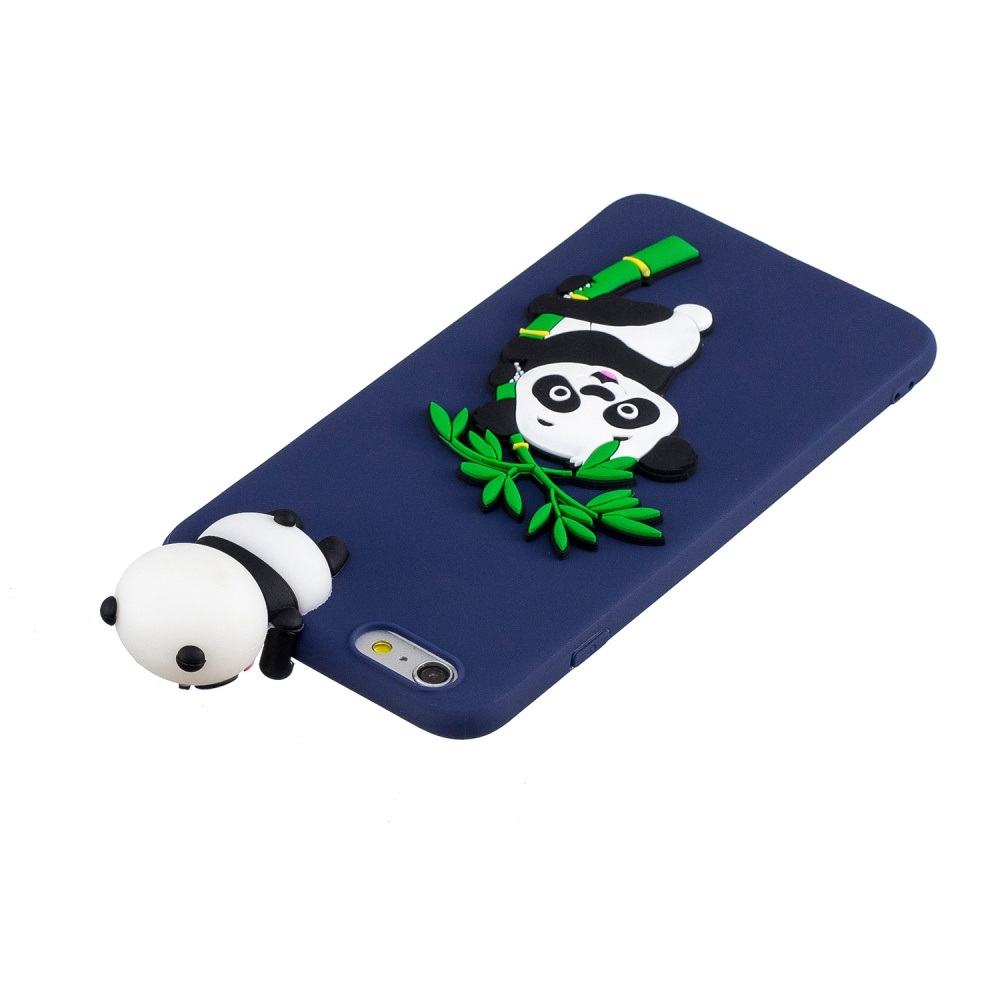 For iPhone 5/5S/SE/6/6S/6 Plus/6S Plus/7/8/7 Plus/8 Plus Phone Case 3D Cartoon Panda Bamboo Cellphone Back Shell Shockproof Smartphone Cover - Image 2