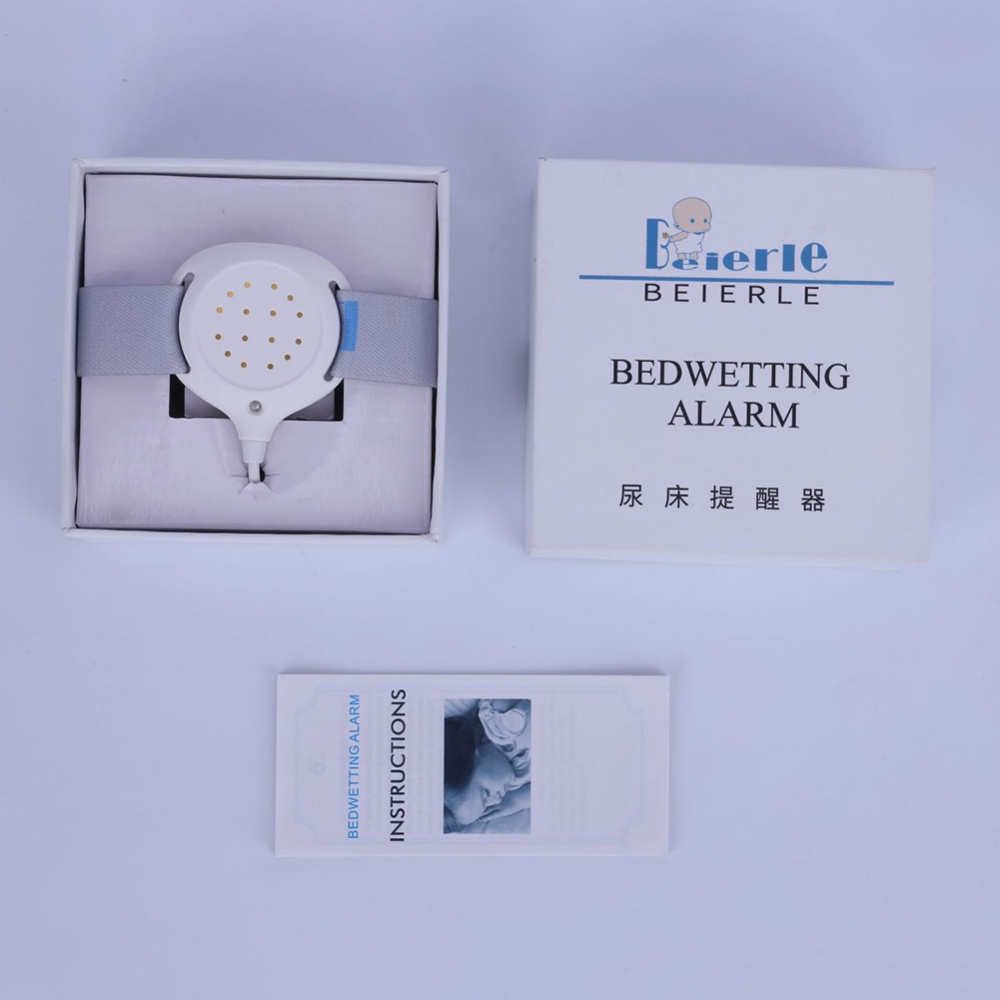 Smart Vibration Flashing Bell Remind Enuresis Adult Baby Urine Bed Wetting Alarm BEIERLE