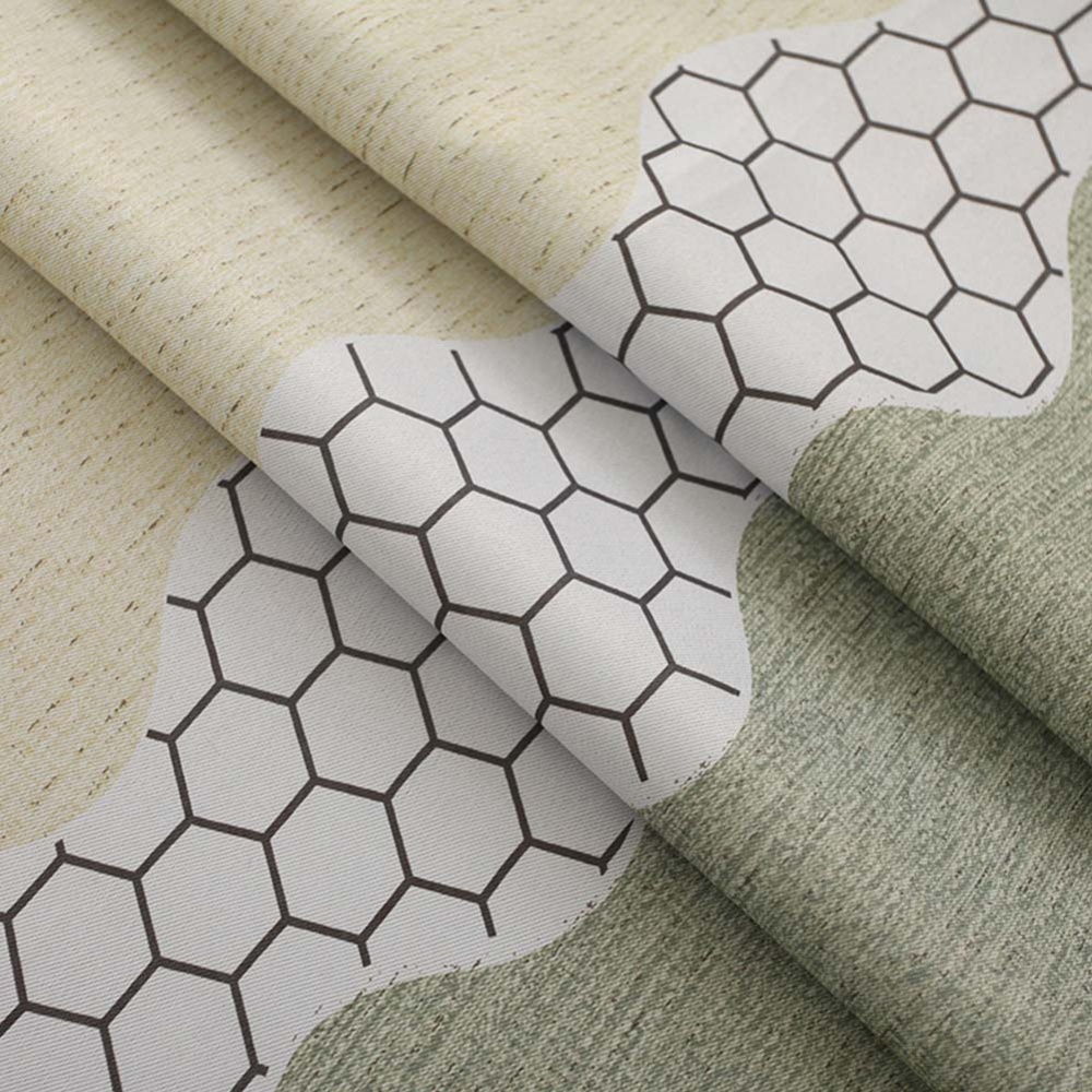 Printing Window Curtain High Shading Drapes for Living Room Bedroom Decor As shown_1 * 2 meters high