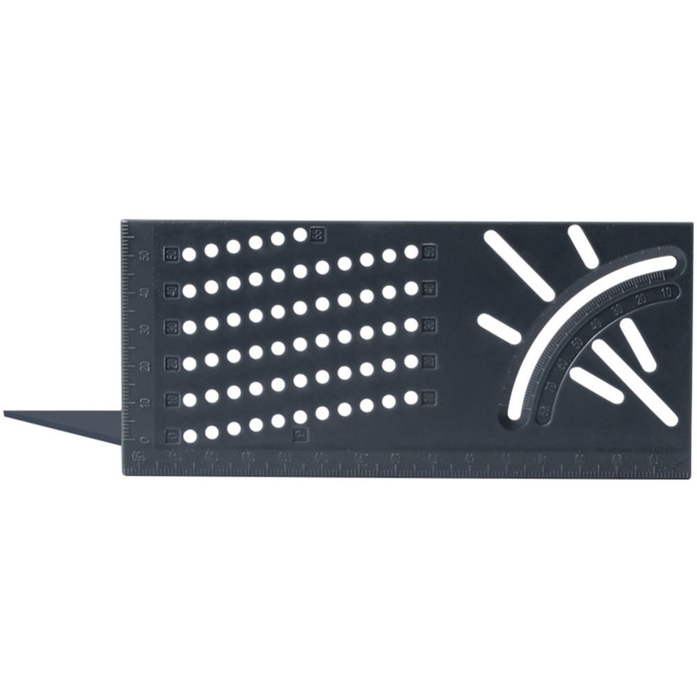 Woodworking Scribe Mark Line Gauge T-Type Ruler 90 Degree Measuring Carpenter Plastic line ruler