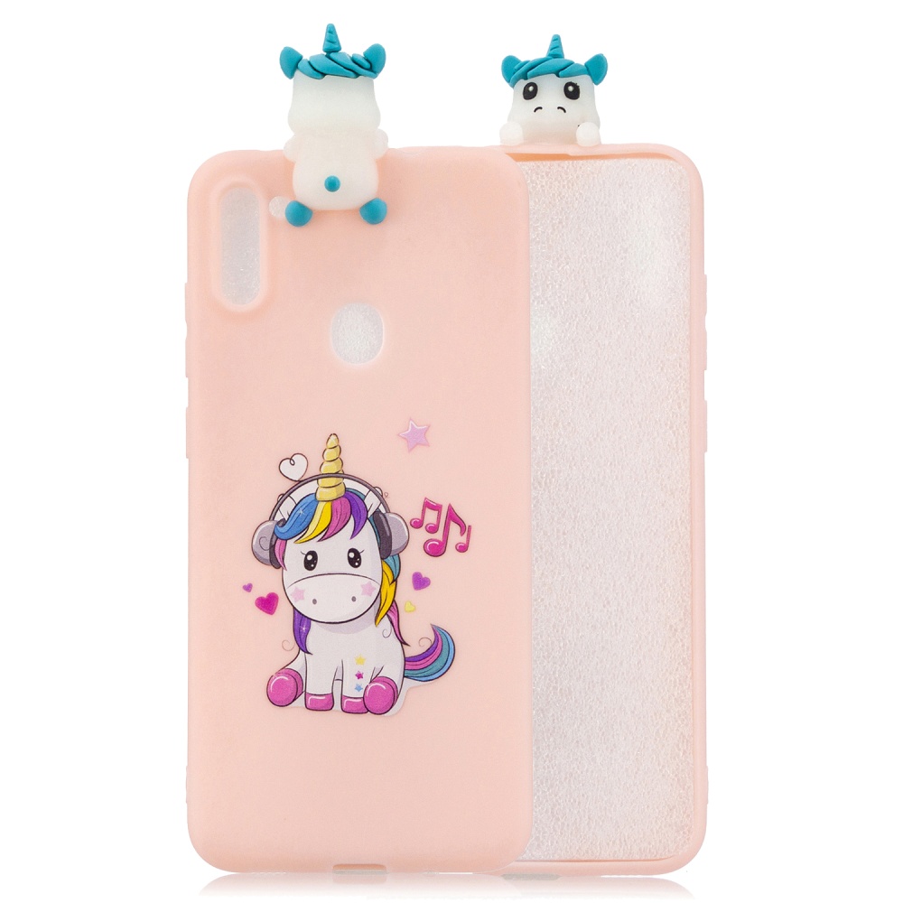 For Samsung A11 TPU Back Cover 3D Cartoon Painting Soft Mobile Phone Case Shell horse - Image 2