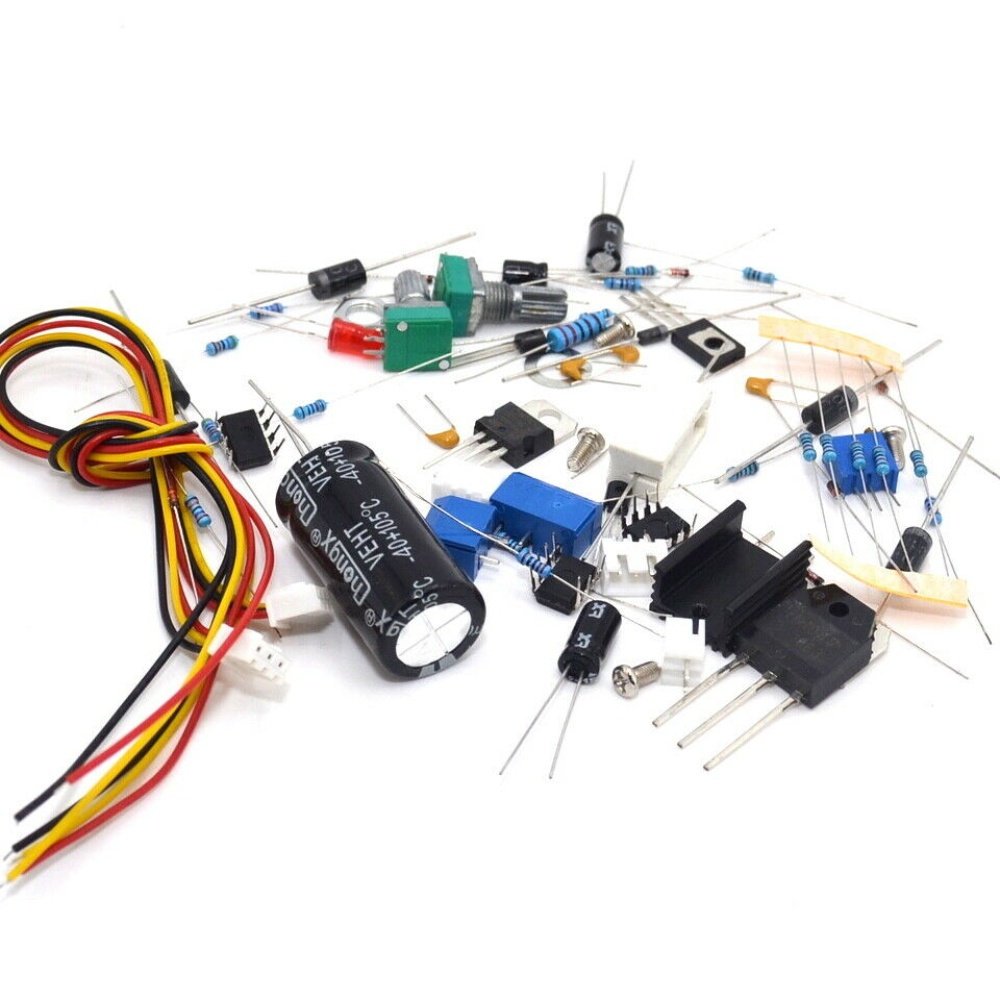 0-30V 2MA-3A Adjustable DC Power Short-circuit Current Limit Protection DIY Kit Bagged - Image 3