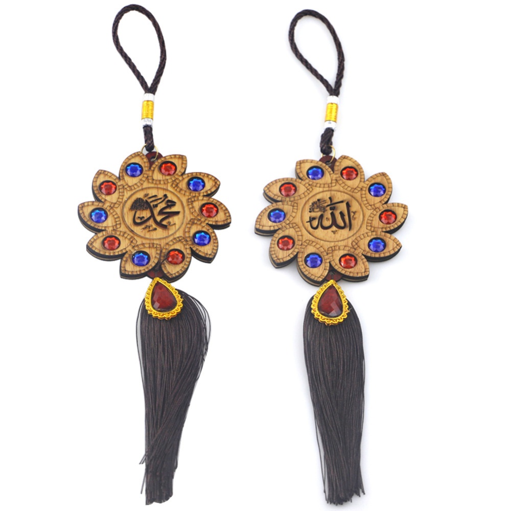 Car Decoration Pendant Islam Style Hanging Auto Interior Rearview Mirror Ornament Car-styling Gift JM01811