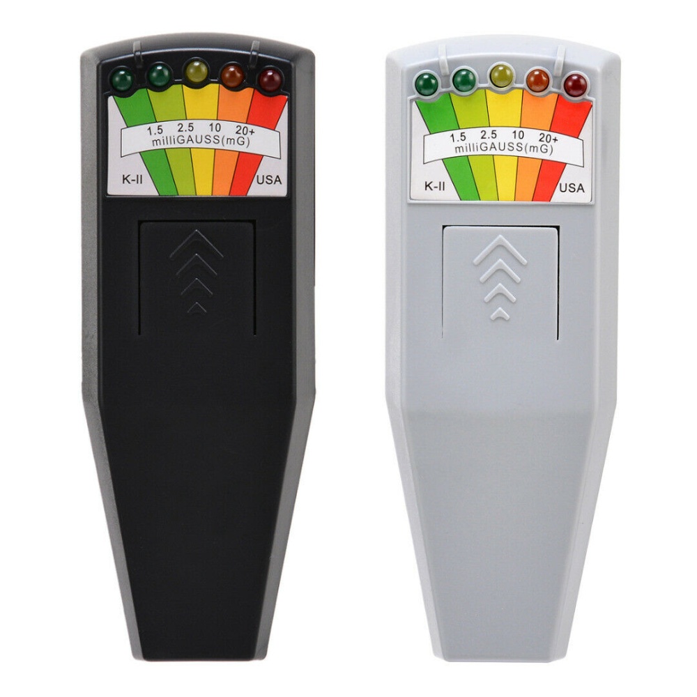 LED EMF Meter Magnetic Field Detector Ghost Hunting Paranormal Equipment Tester white - Image 3