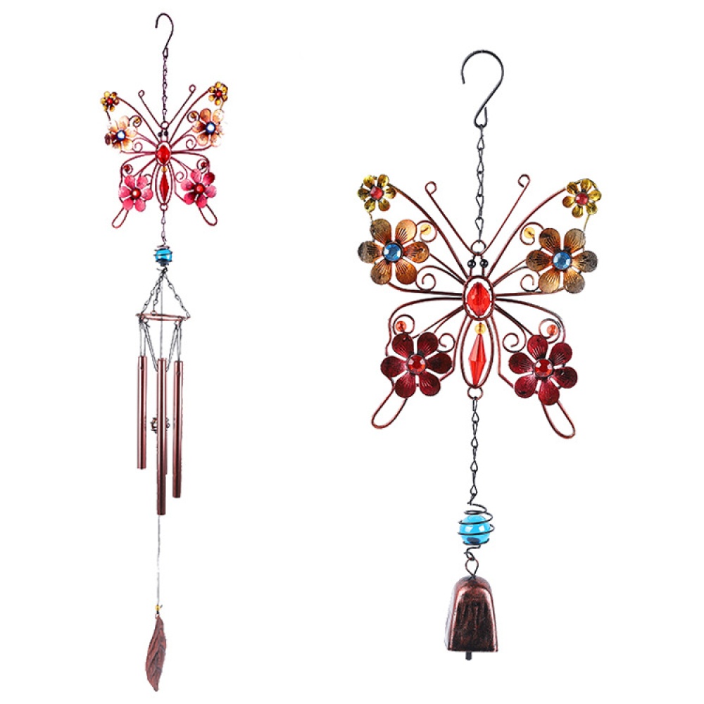 Metal Wind Chime/Bell Iron Butterfly Shape Hanging Pendant for Home Crafts Decoration Bell - Image 3