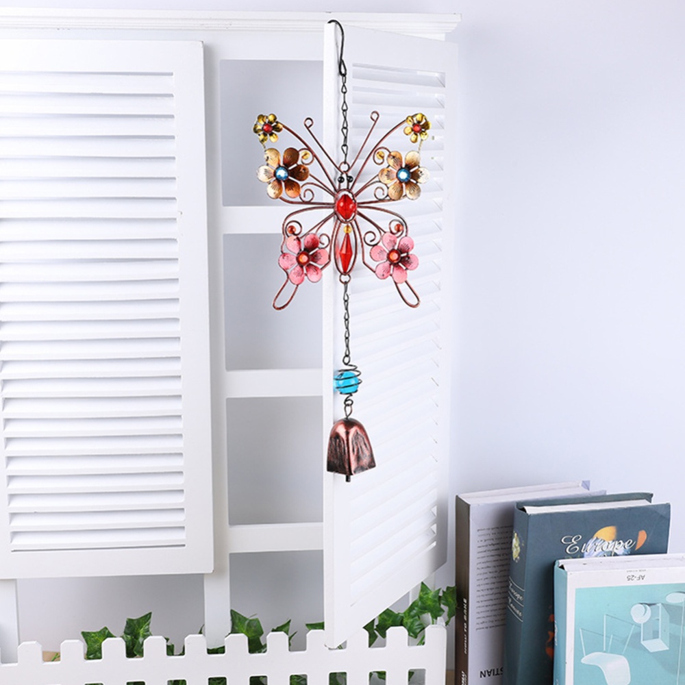 Metal Wind Chime/Bell Iron Butterfly Shape Hanging Pendant for Home Crafts Decoration Bell - Image 2