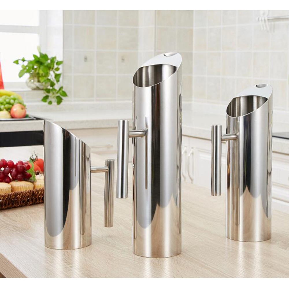 Food Grade Stainless Steel Straight Juice Kettle Bar Ice Cold 2L 1.5L 1L For KTV Restaurant - Image 2