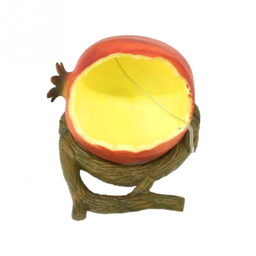 Unique Chic Orange/Pomegranate Shape Birds Feeder Parrot Food Container Bowl Drinkers Orange - Image 3