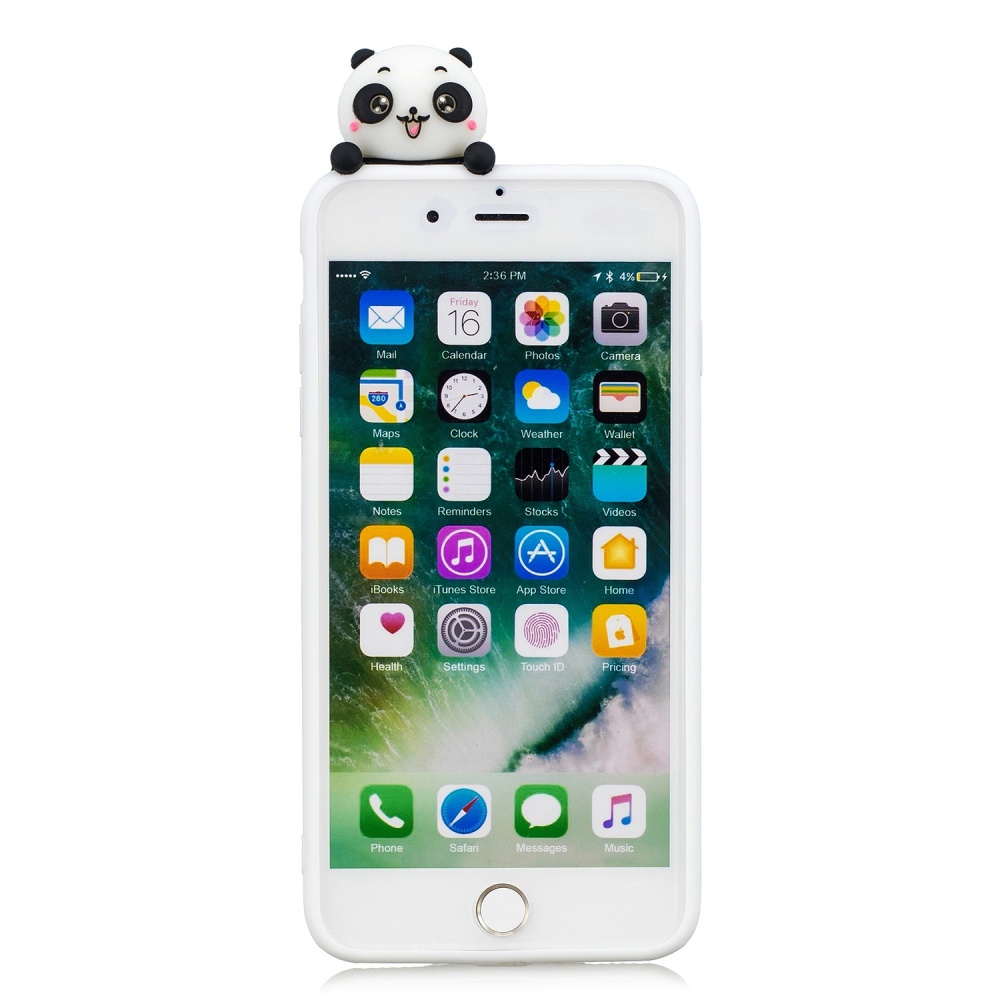 For iPhone 5/5S/SE/6/6S/6 Plus/6S Plus/7/8/7 Plus/8 Plus Phone Case 3D Cartoon Panda Bamboo Cellphone Back Shell Shockproof Smartphone Cover - Image 2