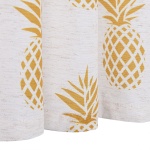 2PCS Small Window Curtains Tiers Pineapple Print Rod Pocket Curtain Set Kitchen Bathroom Bedroom Drapes - Image 3