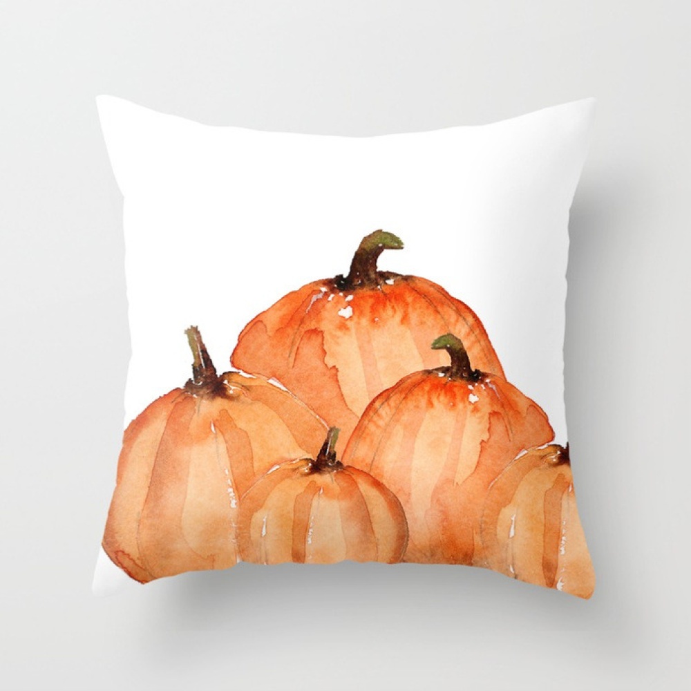 Thanksgiving Day Pumpkin Printed Throw Pillow Cover Pillowcases Decorative Sofa Cushion DRD85-17_45*45cm - Image 3