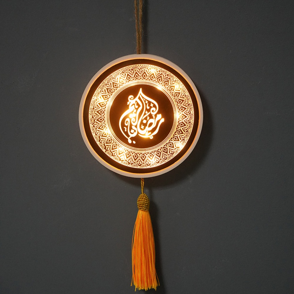 Home Night Light Wall Hanging Lamp Multi-pattern Ramadan Lftar Holiday Decoration Gifts Section 1