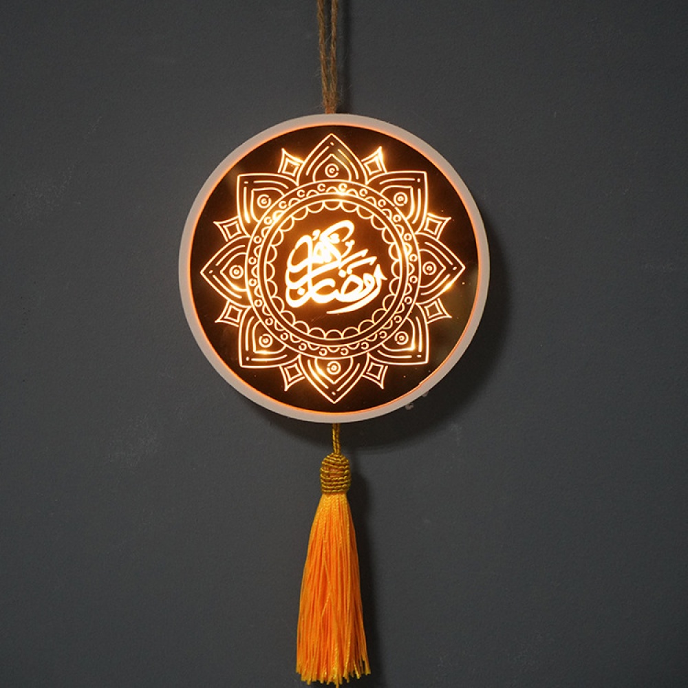 Home Night Light Wall Hanging Lamp Multi-pattern Ramadan Lftar Holiday Decoration Gifts Section 3