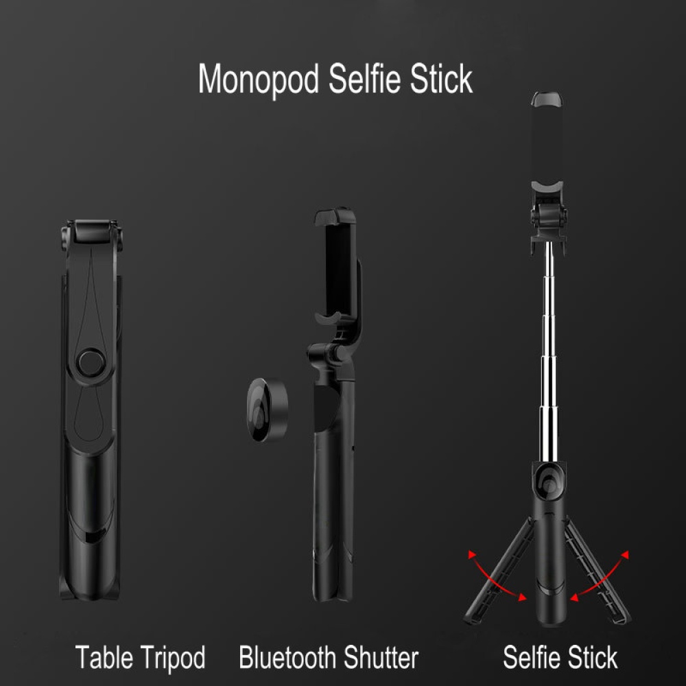 Xt09 Tripod Selfie Stick Bluetooth Live Mobile Phone Holder white - Image 2