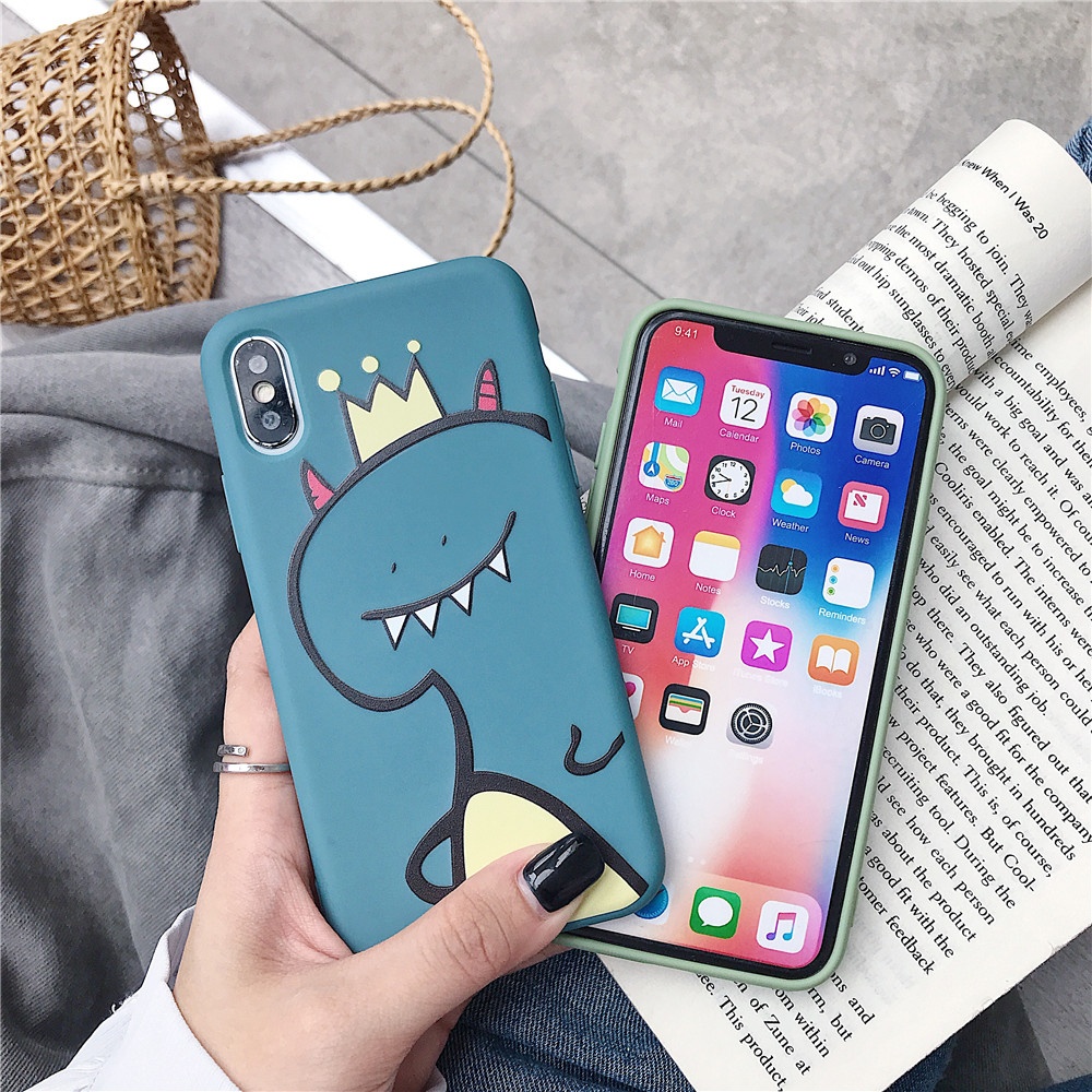 For VIVO Y66/Y67/Y91/Y95/Y93/Y97/V15/S1/Y83/Y85/Z3/Z3I/V11I/Z5X/Z1 Pro TPU Cellphone Case Shell Dinosaur Back Cover blue - Image 2