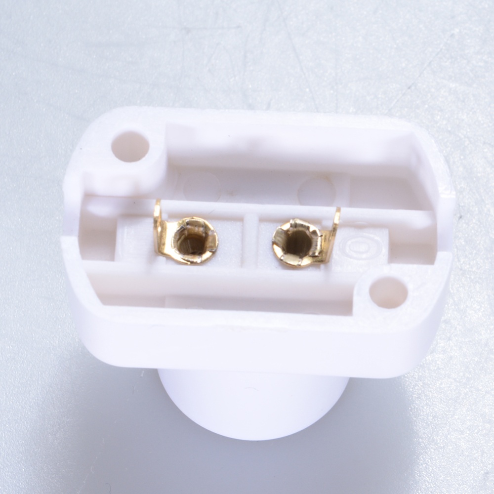 High Quality White Square Lamp Holder for E17 LED Light Bulbs Aging-Test Base - Image 2