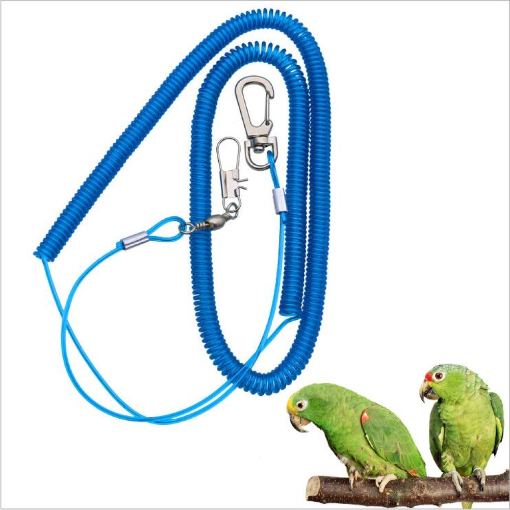 8# Outdoor Flying Elastic Rope for Parrot Birds Training Random Color Ring 8_3 meter flight rope - Image 3