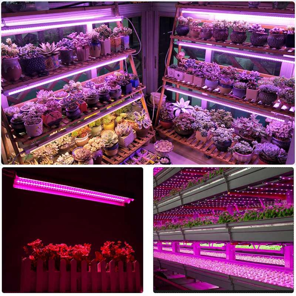 LED Grow Lights 500W Full Spectrum Growing Lamp Lighting for Hydroponic Indoor Plants 50cm European regulations - Image 3