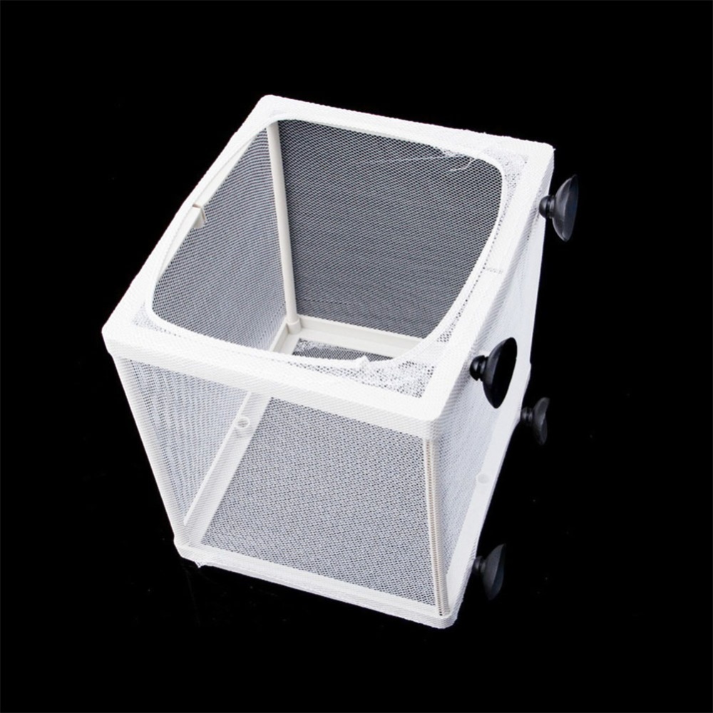 Aquarium Fish Breeding Isolation Mesh Box Net Incubator Breeder for Tank Accessory