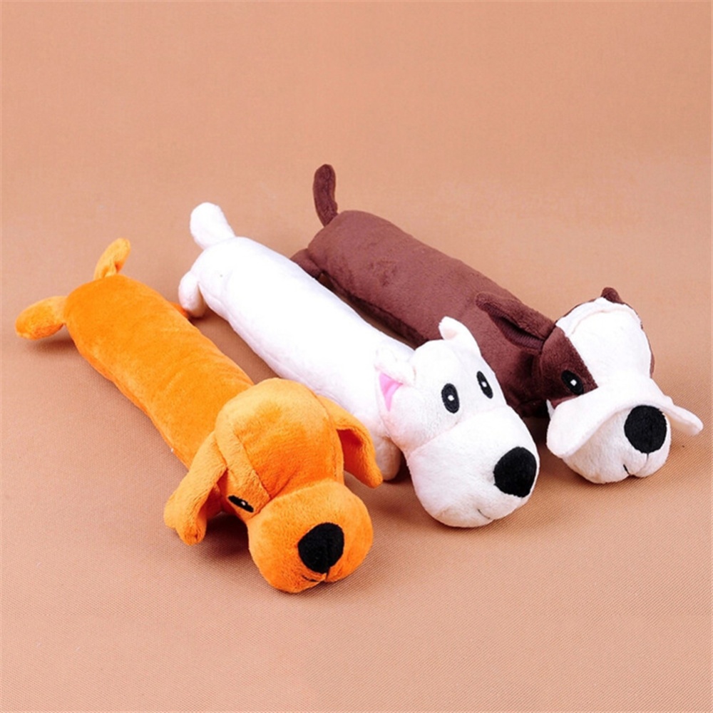 Dog's Toys Plush Simulation Cute Sound Puppy Dolls for Dog Playing Random delivery