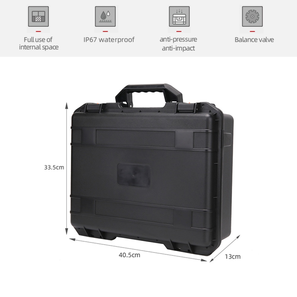 Hard Shell Storage Box Suitable For DJI Mavic Air 2 Drone Accessories black - Image 2