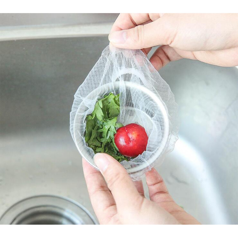 Filtering Screen Drain Garbage Bag for Kitchen Water Tank Sink 100 packs