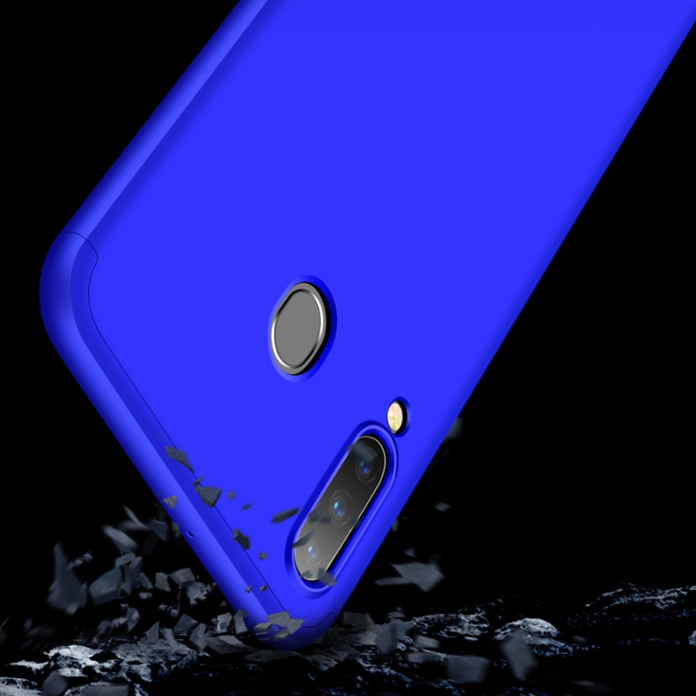 For Samsung A30 Ultra Slim PC Back Cover Non-slip Shockproof 360 Degree Full Protective Case blue - Image 2