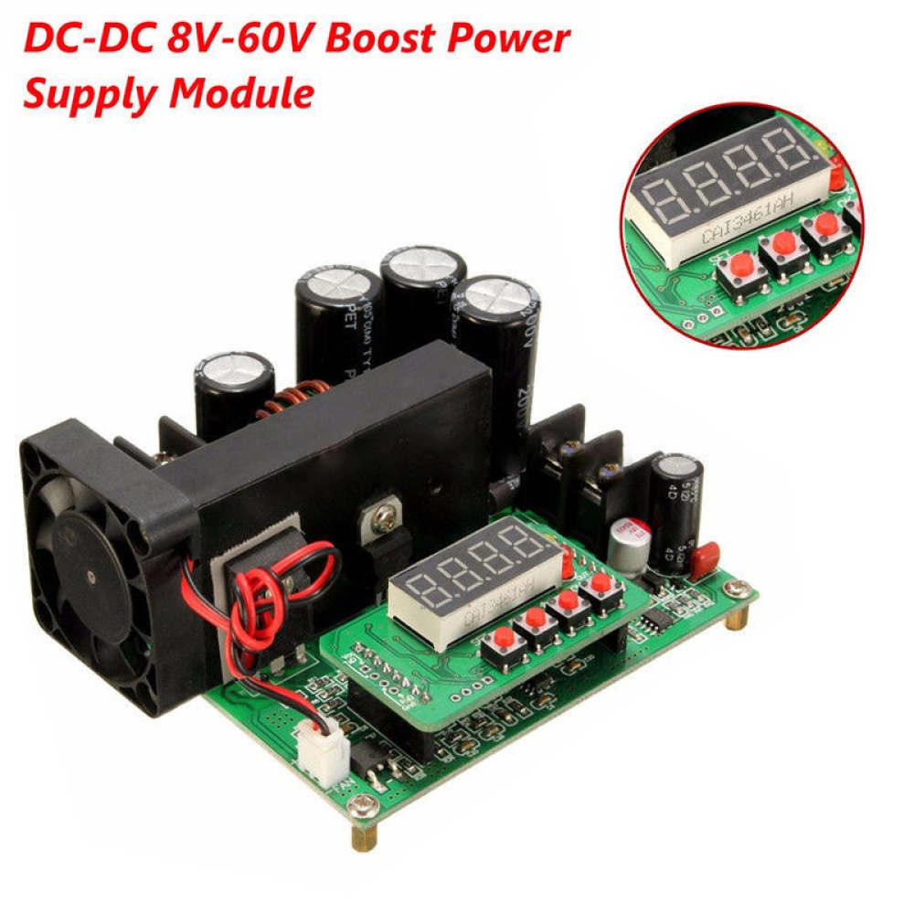 BST900W 8-60V to 10-120V DC Converter High Precise LED Control Boost DIY Voltage Transformer Module Regulator BST-900W - Image 2