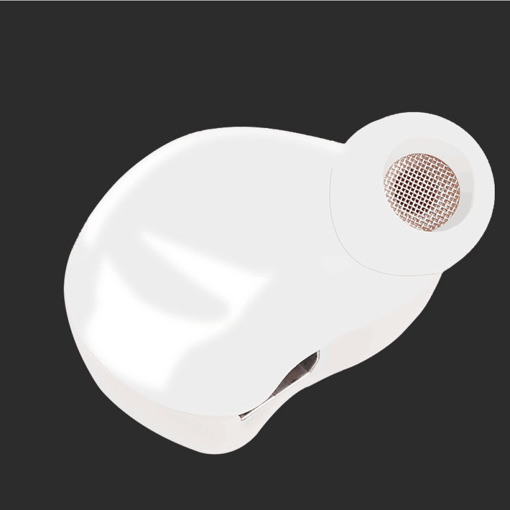 Bluetooth Mini-01 White Wireless Earphones-Built-in Mic,Stereo Earbud Smart Noise Reduction ,Support iOS and Android phone - Image 2