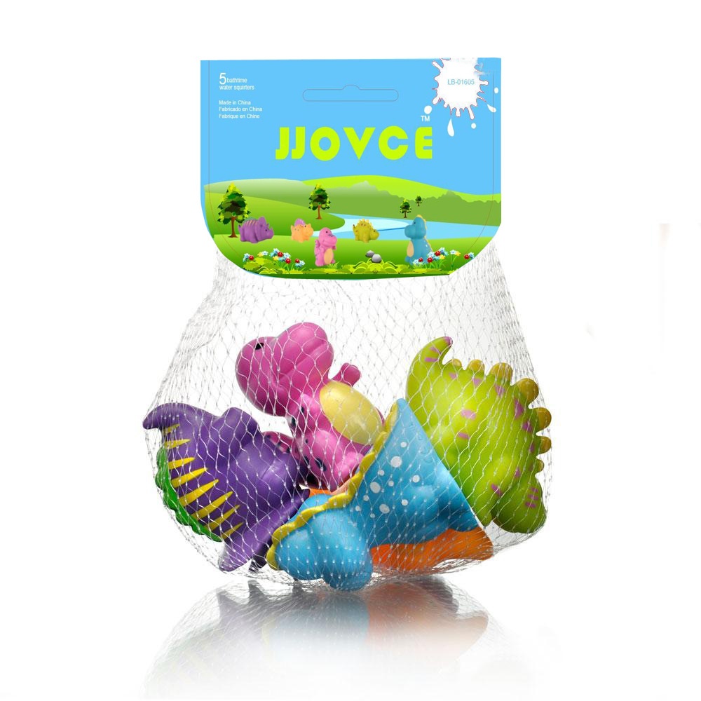 Kids Bathtub Cute Animals Water Squirter Fun Floating Bathroom Toys Gifts for Toddlers dinosaur - Image 2