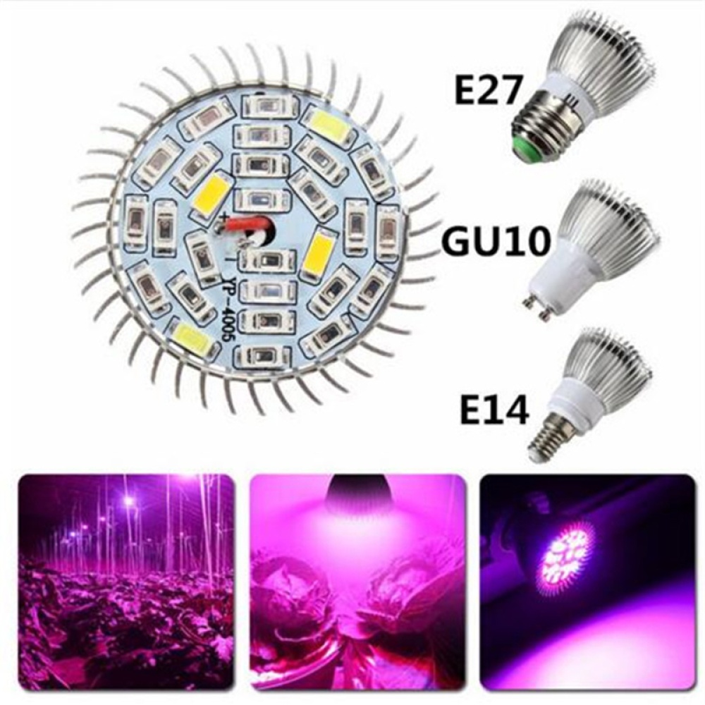 10W LED Full Spectrum Plant Grow Light Lamp for Indoor Garden Greenhouse Supplies E14 - Image 3