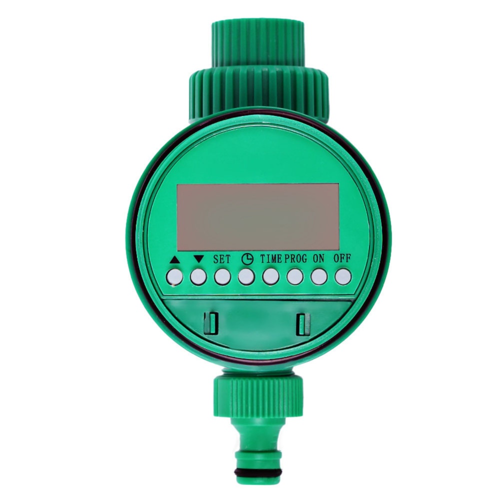 Garden Watering Timer Ball Valve Automatic Electronic Water Home Irrigation Controller System green