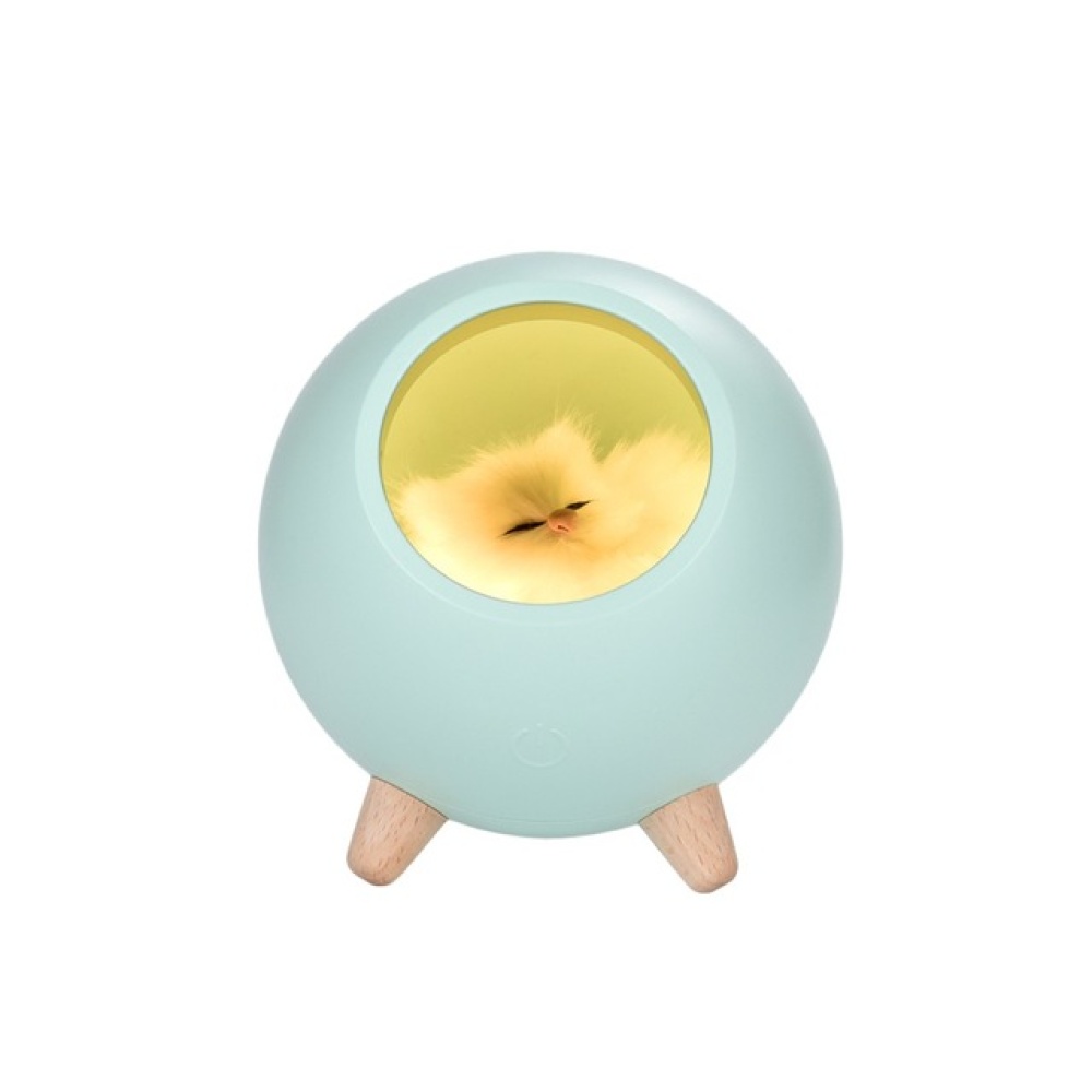 Cat Pet House Ambience Lamp Cartoon LED Night Light Cute Little USB Charging Touch Atmosphere green