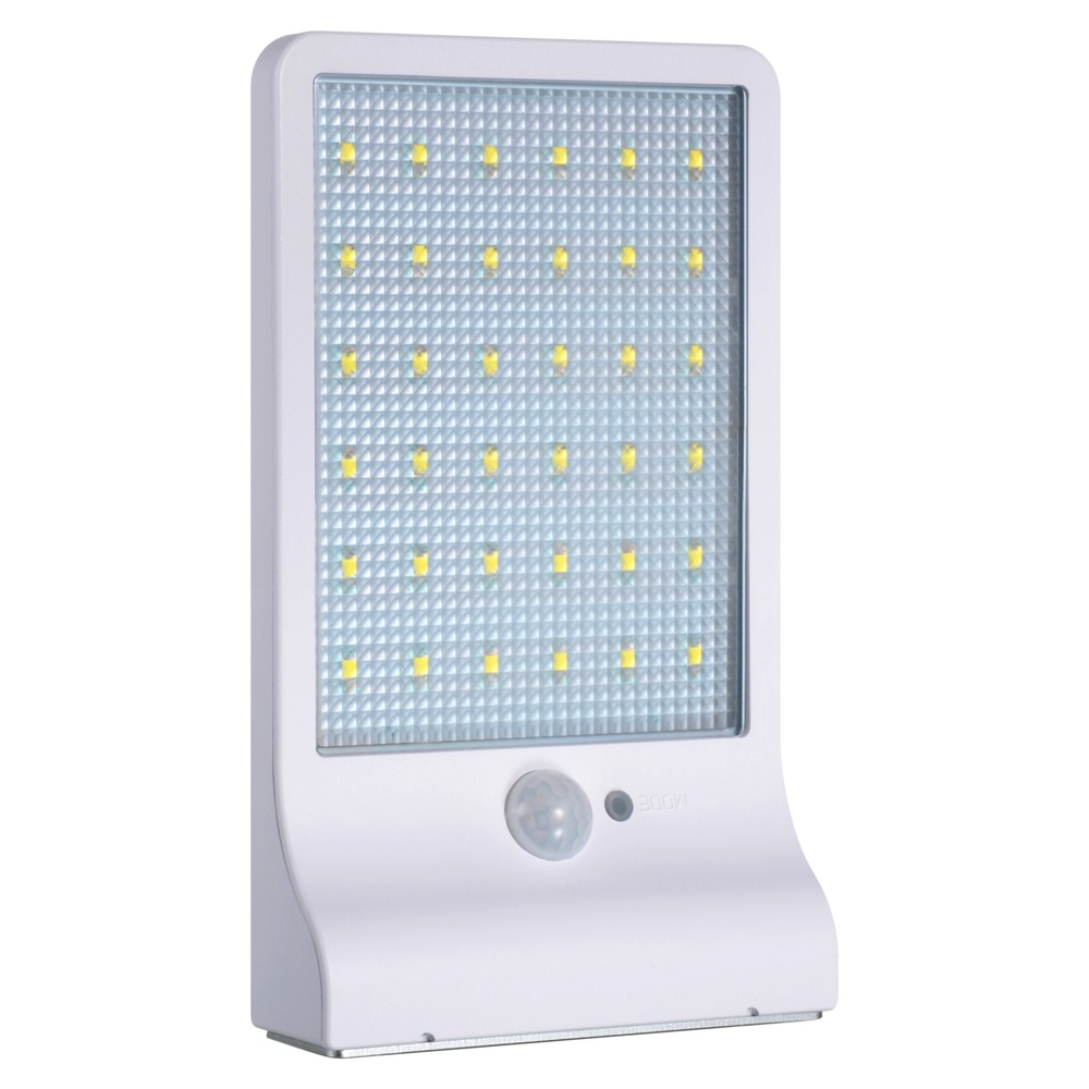 Solar Light Integrated Induction Wall Mounted Lamp Energy Saving 36LED Garden White - Image 3