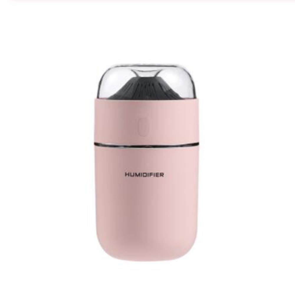 Small Volcano 320ml Electric Aromatherapy Air Diffuser USB Ultrasonic Humidifier Essential Oil Aroma Atomizer Pink