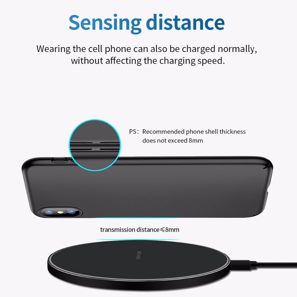 10W Fast Wireless Charger for Phone white - Image 2