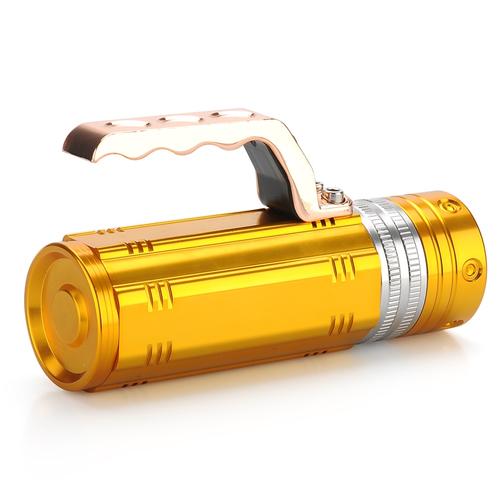 3 Color CREE LED Fishing Flashlight - 200 Lumen, XML Q5 LEDs, Touch Buttons, Tripod, 6000mAh Battery - Image 2