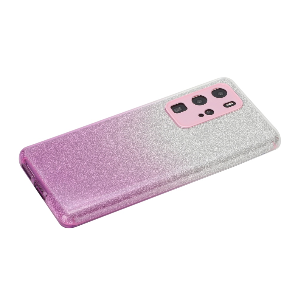 for HUAWEI P20 LITE/P30 LITE/P40 LITE/Nova6SE/Nova 7i Phone Case Gradient Color Glitter Powder Cover with Airbag Bracket purple - Image 2