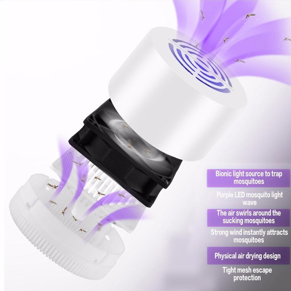 3D Mosquito Killer Lamp USB LED Home Trap Pregnant Baby Radiationless Repellent - Bear 09 - Image 2