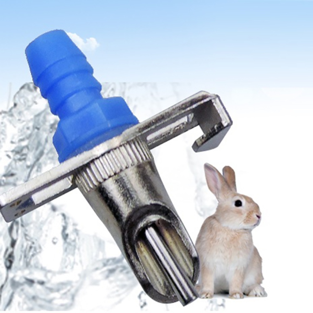 10Pcs Pet Automatic Water Dispenser with Double Hanging Spring No Inner for Rabbit Cage 10pcs - Image 2