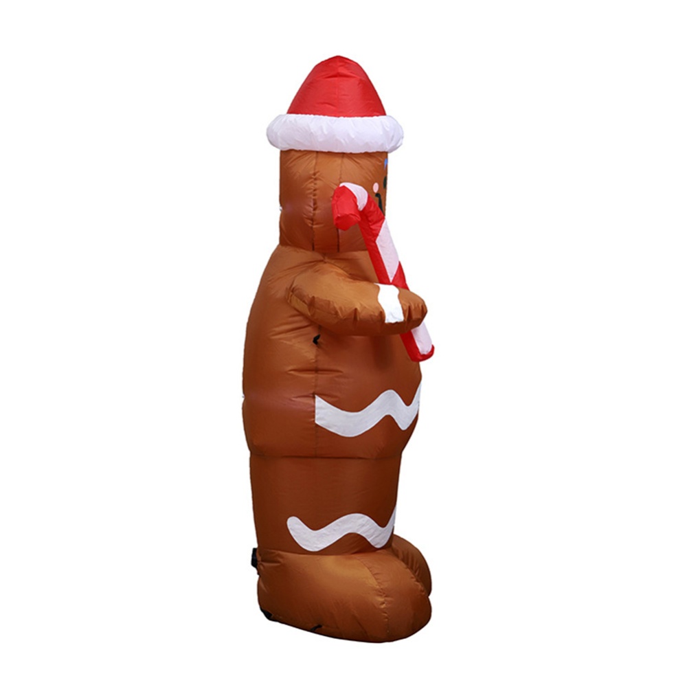 1.5m Inflatable Gingerbread Man Prop for Christmas Party Yard Decor U.S. regulations - Image 3