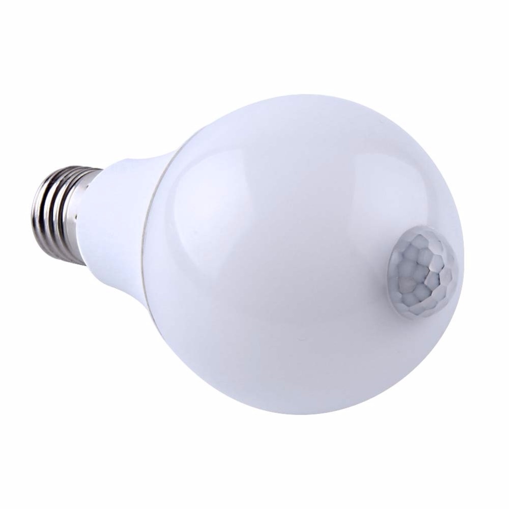 LED 7W Smart Infrared Human Body Sensor Bulb E27 85-265V white light 6000K - Image 3