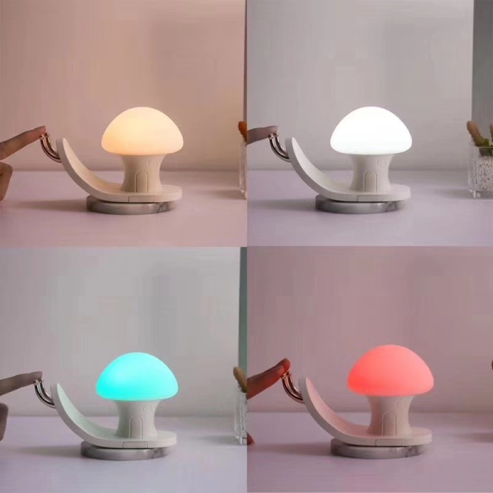 Lovely Cute Snail LED Lamp Wireless Touch Sensor Silicone Children Kids Baby Bedside Decoration Night Light white - Image 2