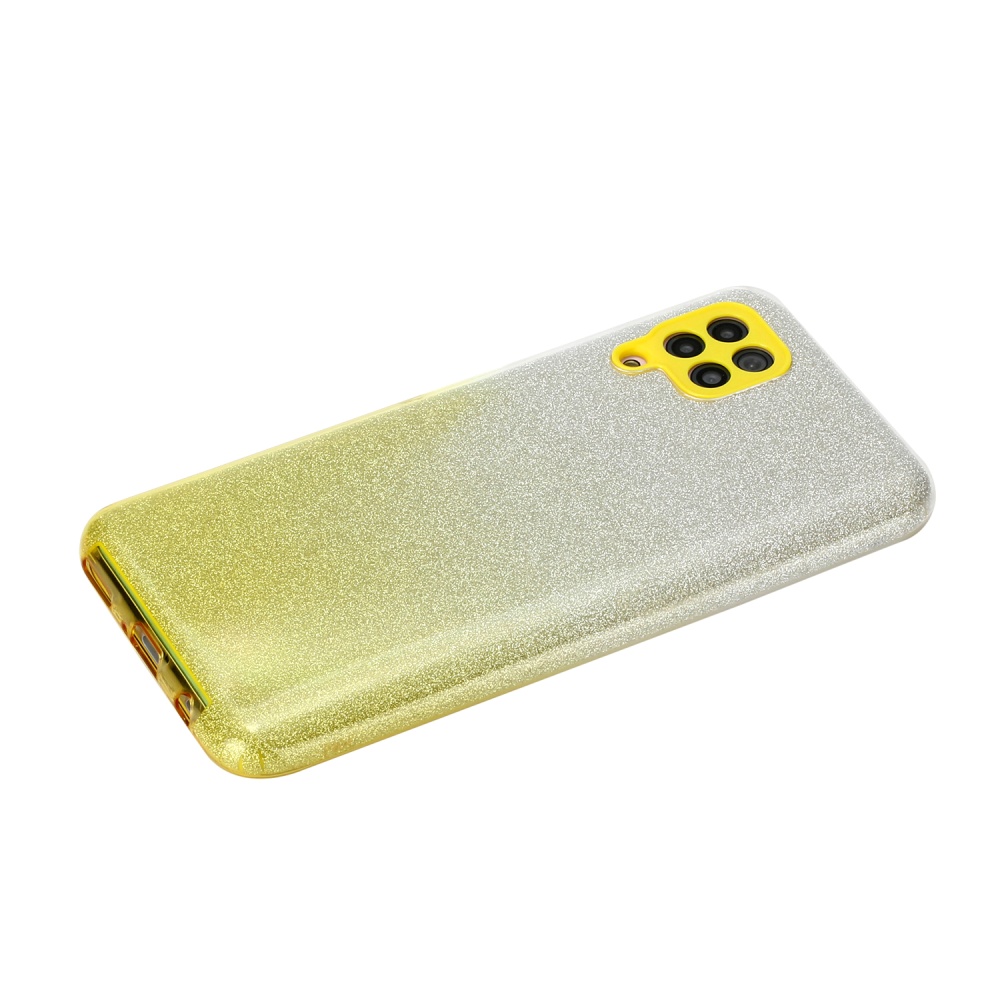 for HUAWEI P20 LITE/P30 LITE/P40 LITE/Nova6SE/Nova 7i Phone Case Gradient Color Glitter Powder Cover with Airbag Bracket yellow - Image 2