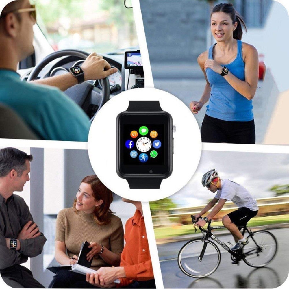 Smart Wrist Watch Bluetooth GSM Phone for Android Samsung iPhone blue - Image 2