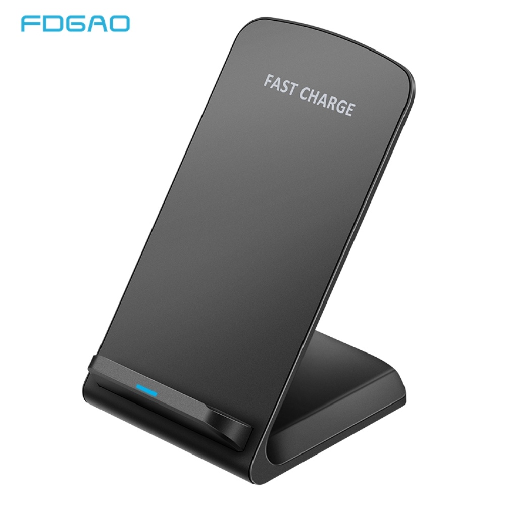 10W Qi Wireless Charger Fast Charging for Phone 11 8 X XR XS Max Galaxy S8 S9 S10 Plus S10e Note 9 10 black - Image 2